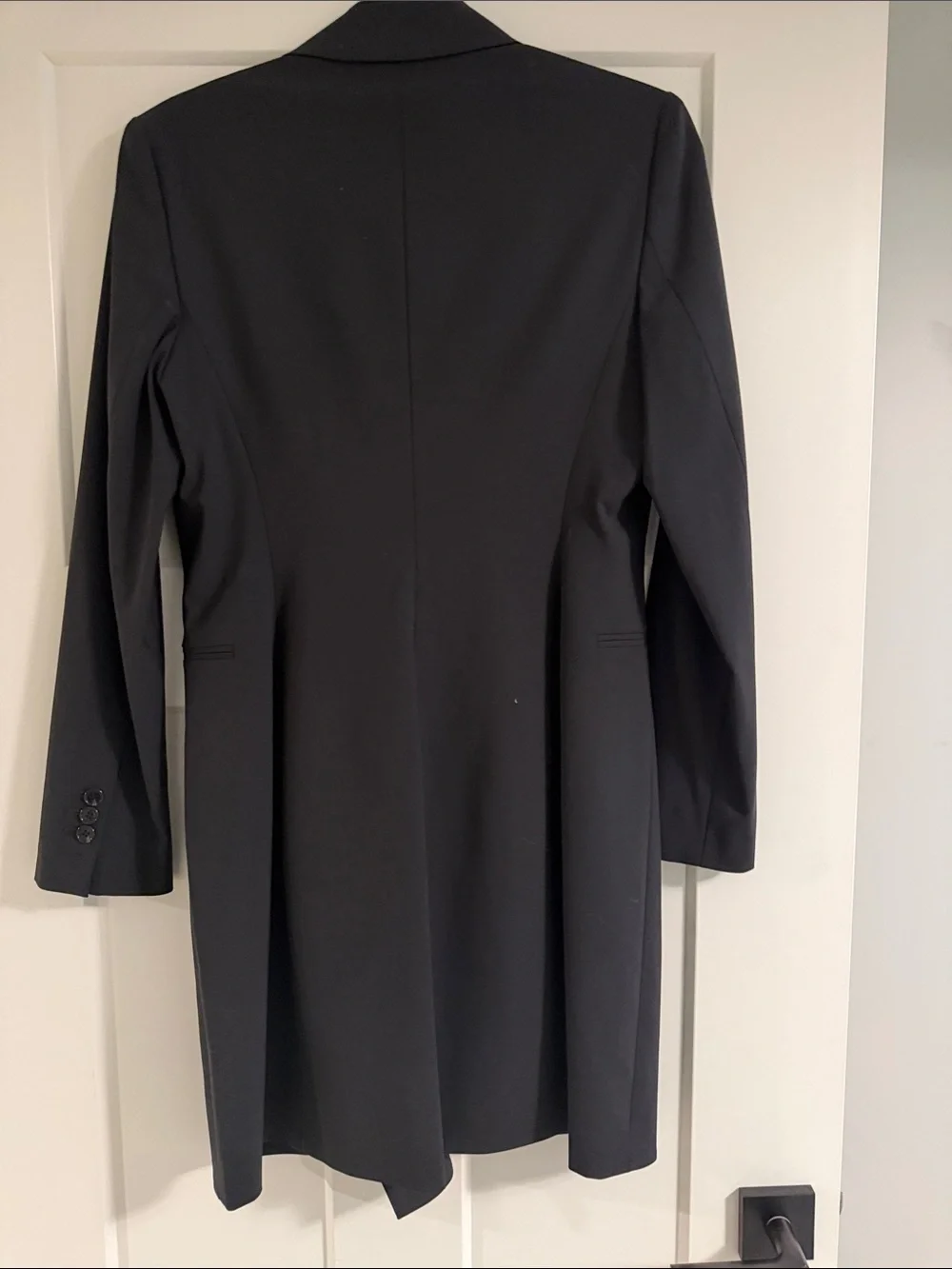 Theory Black Double-Breasted Blazer Dress NWT